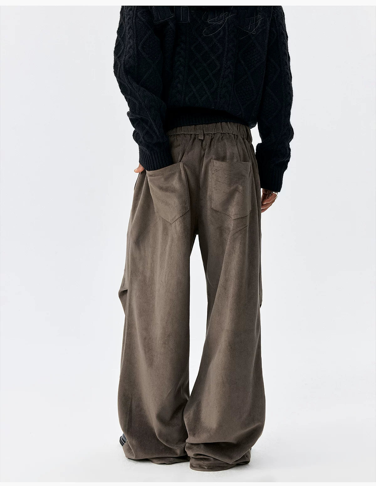 Archive Pleated Wide-Leg Trousers