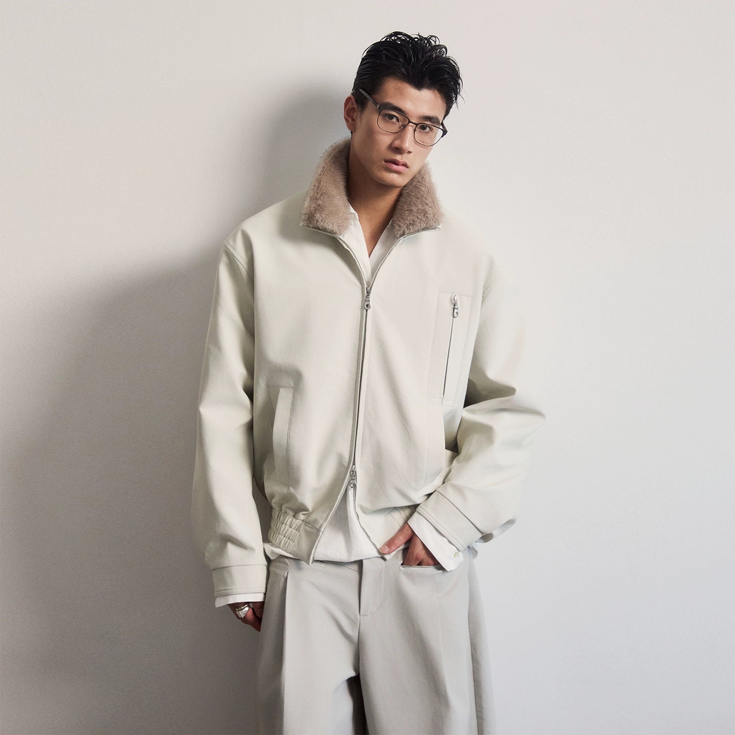 FrostDown Harbor Shearling Bomber