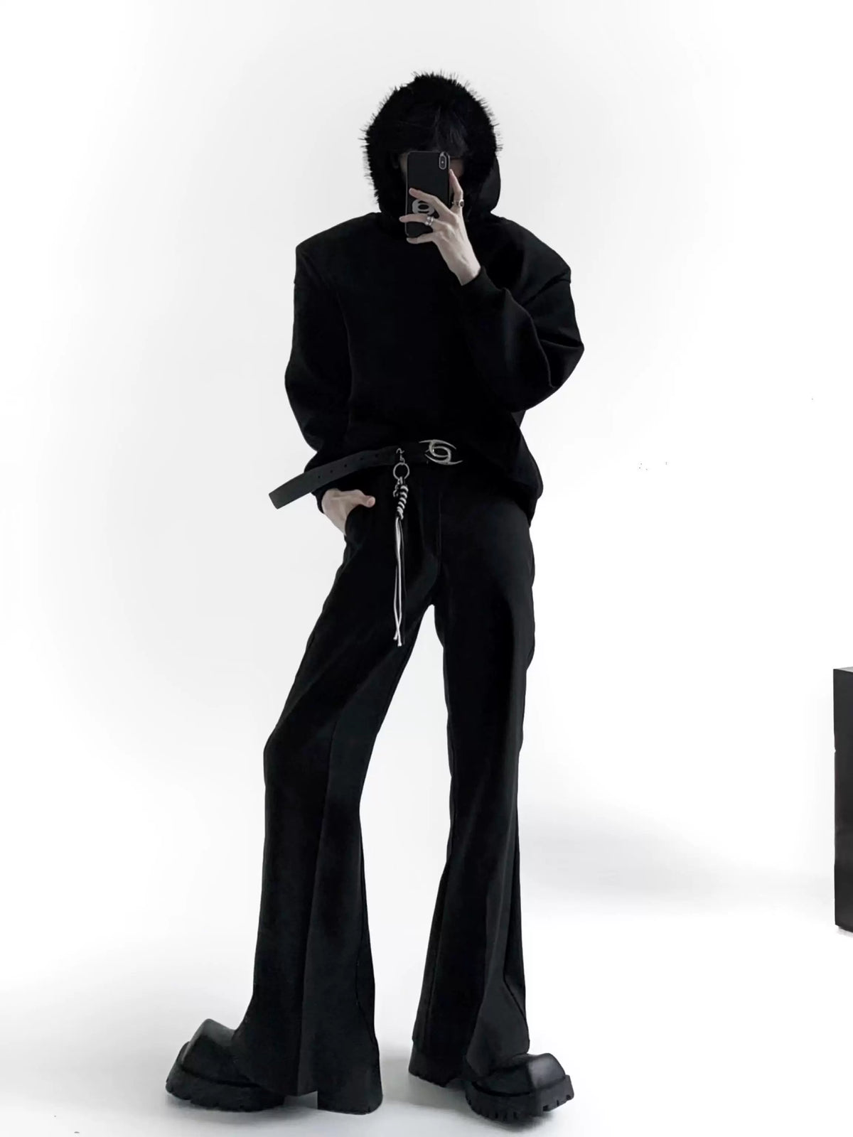 Tassel Flare Trousers
