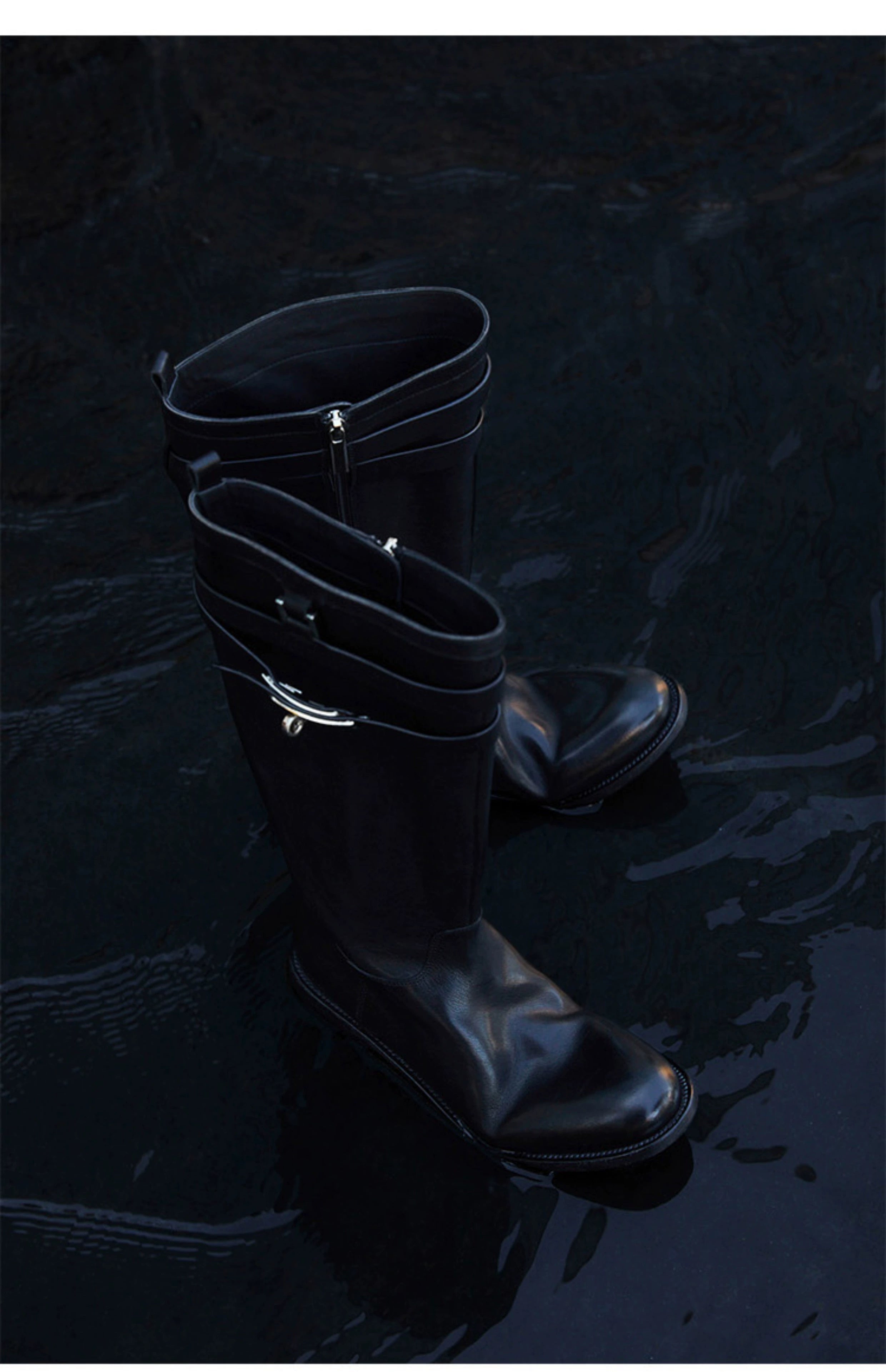 Leather Equestrian Riding Boots
