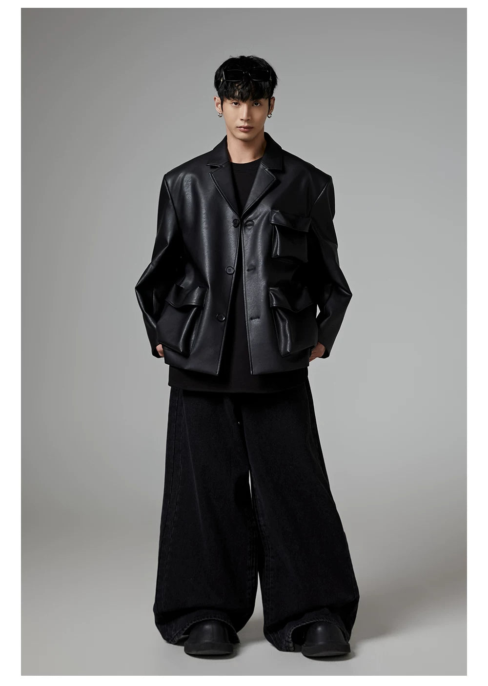 Midnight Vault Padded Pocket Blazer