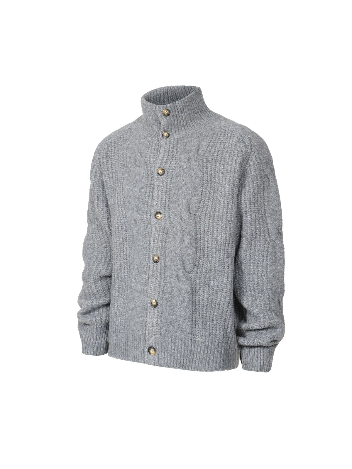 Alden Cable-Knit Button Cardigan