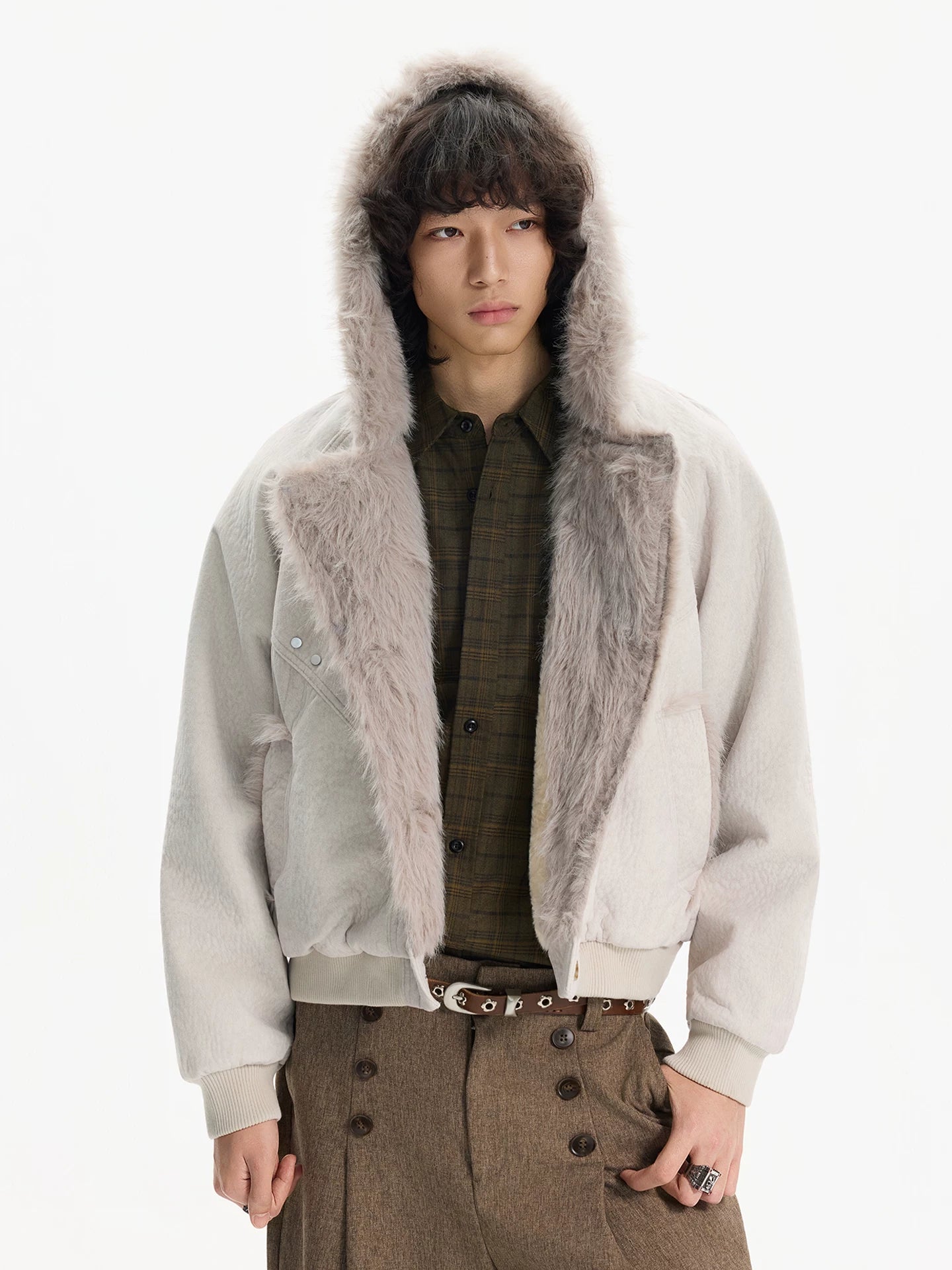 Arctic Shadow Fur Jacket