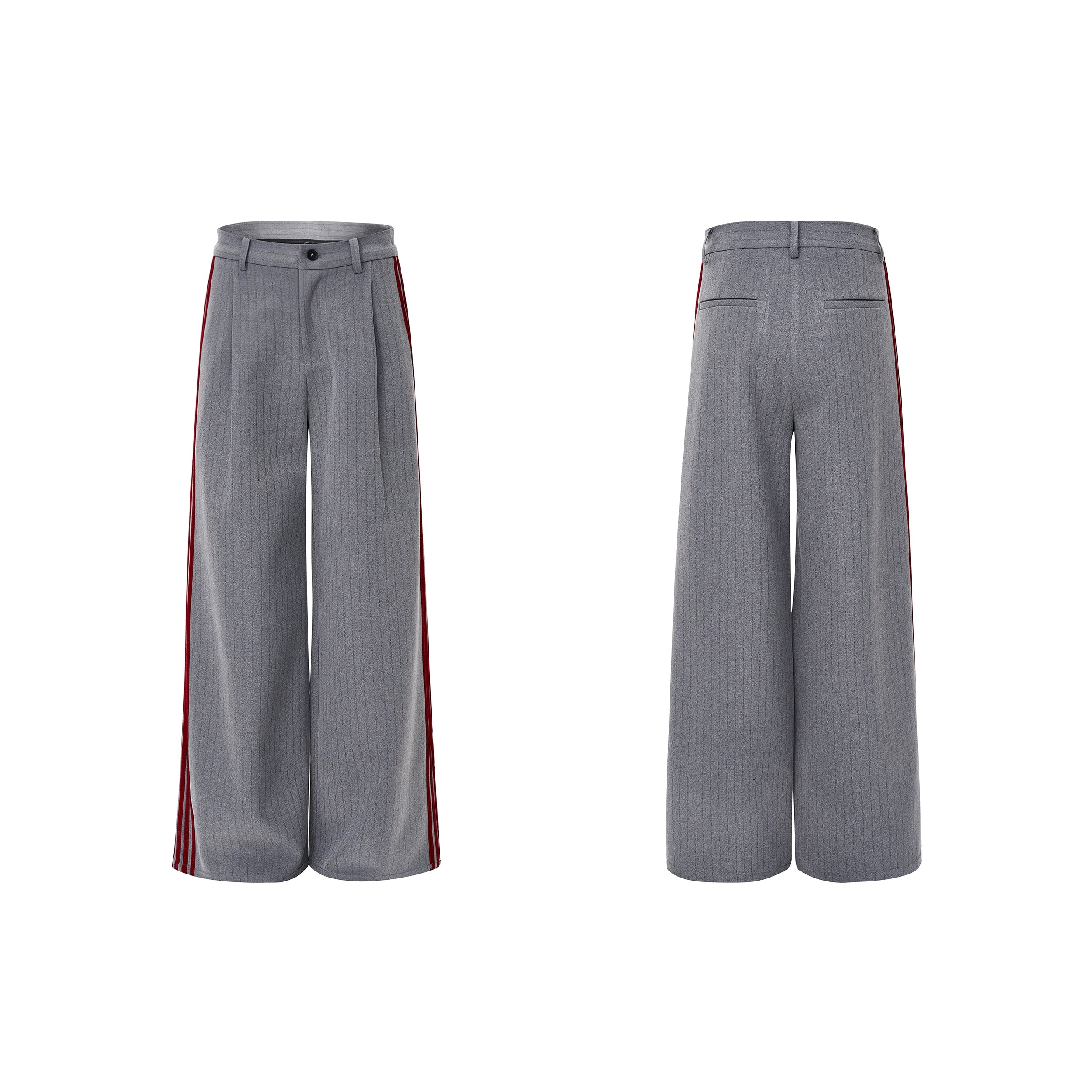 Pinstripe Jacket with Side Stripes and Pants Setup