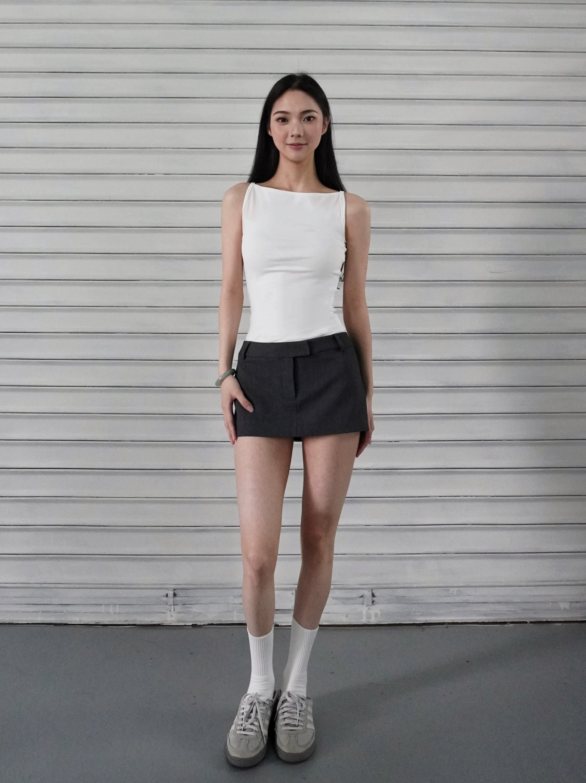 Camisole à épaules déroutantes françaises