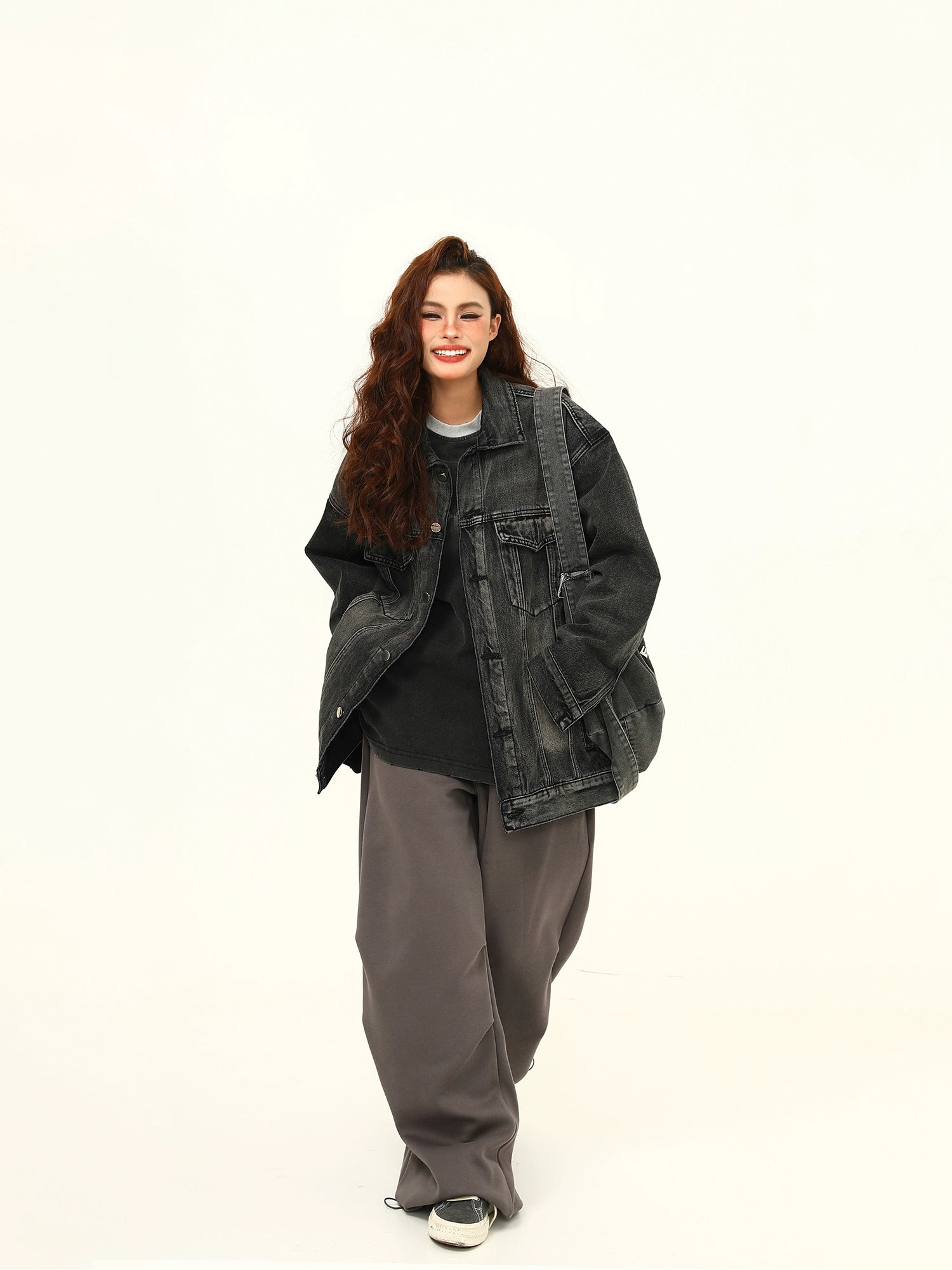 Urban Fade Oversized Denim Jacket