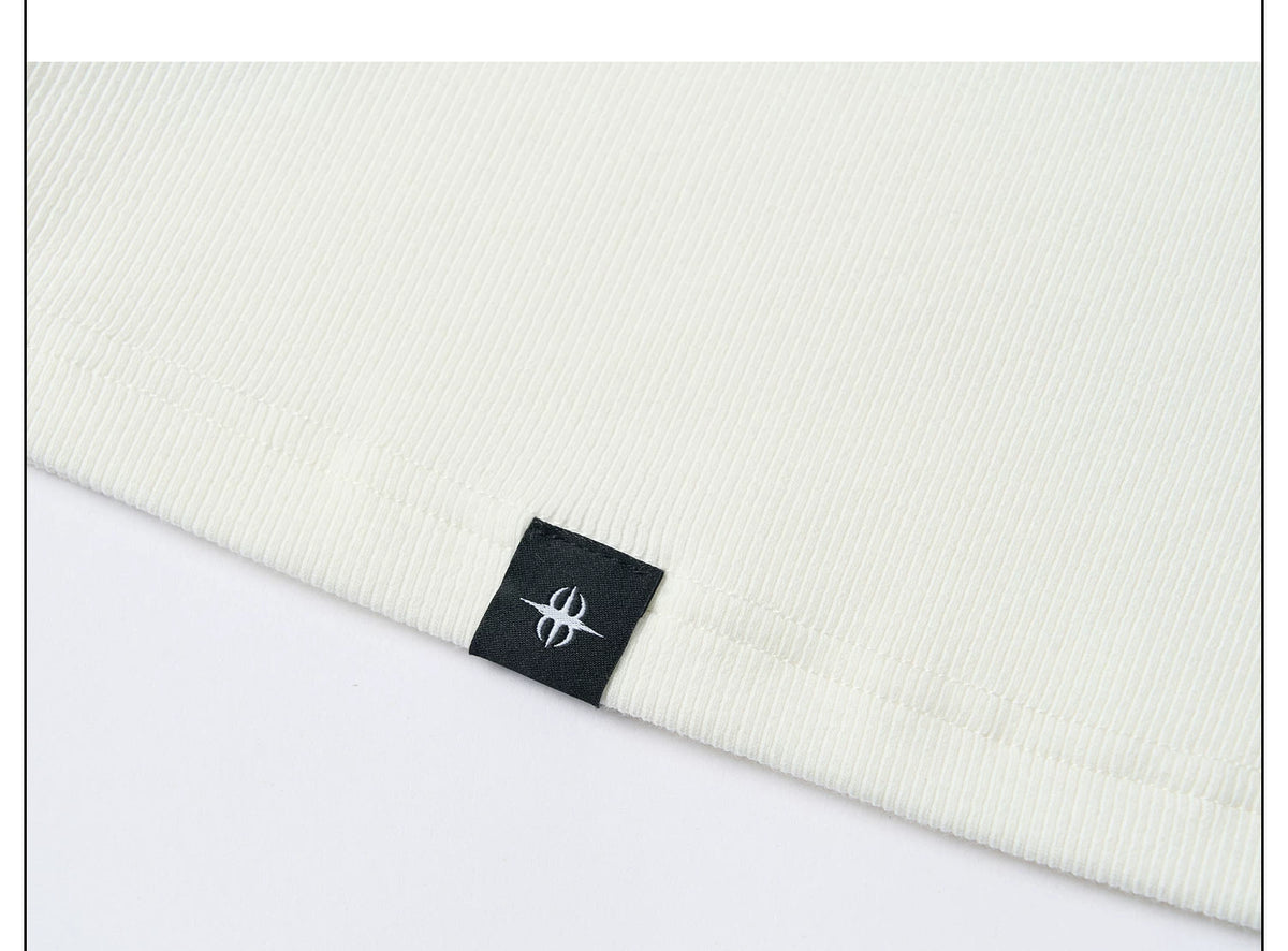 Rebel Pulse Graphic Ribbed Tank Top