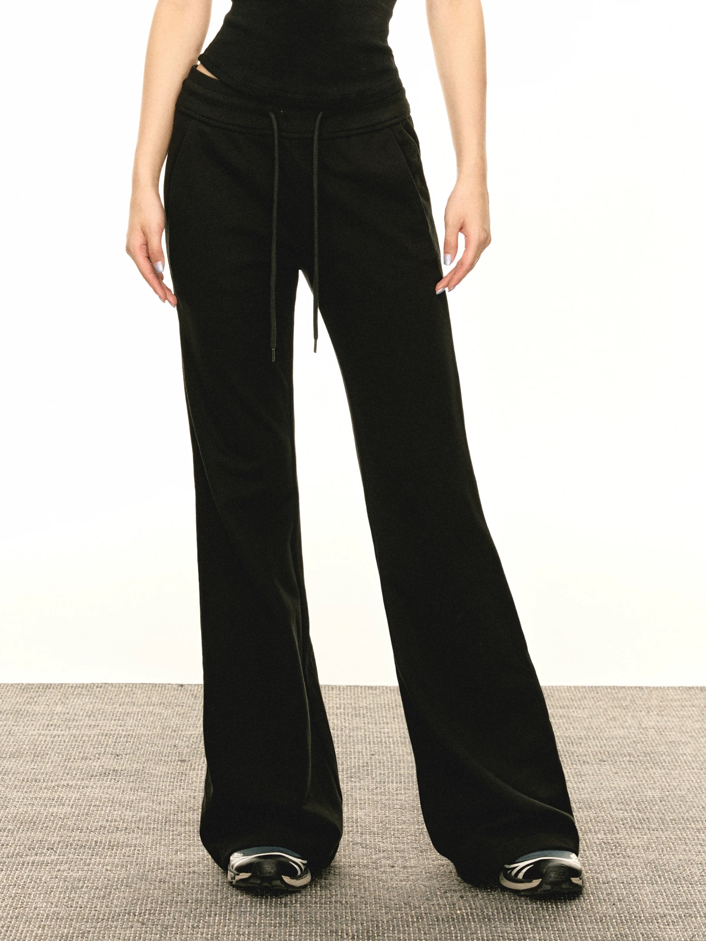 Spicy Flared Slim-fit Sweatpants