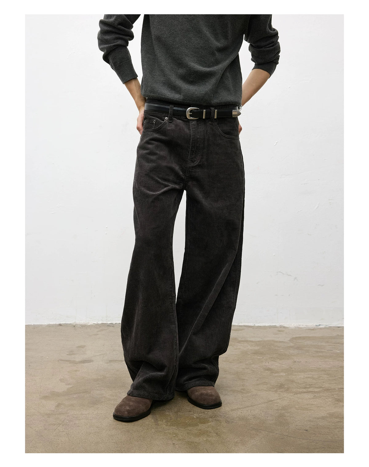 Marlow Wide-Leg Corduroy Trousers