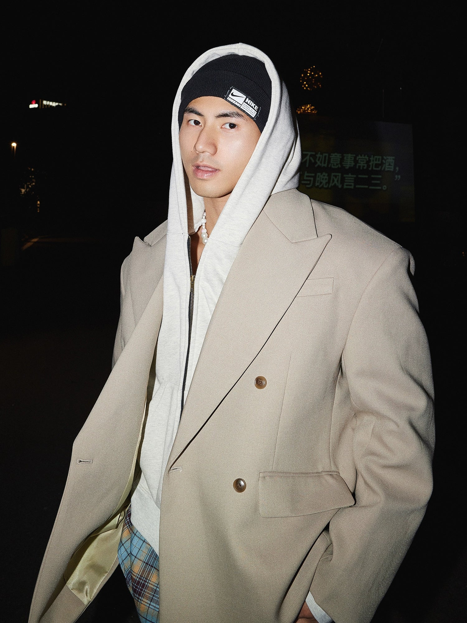 Oversized Double-Breasted Blazer