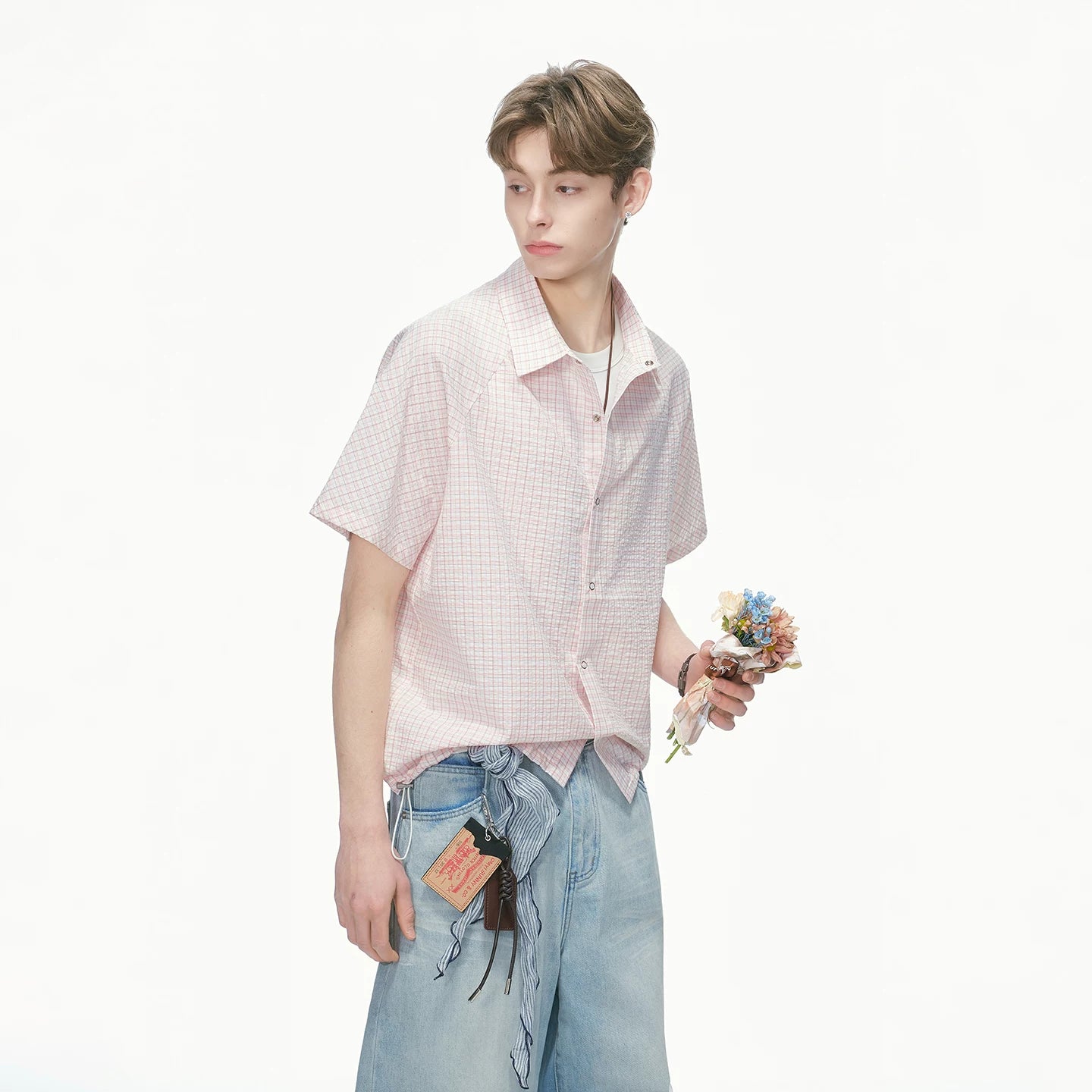 Pastel Check Breeze Short-Sleeve Shirt