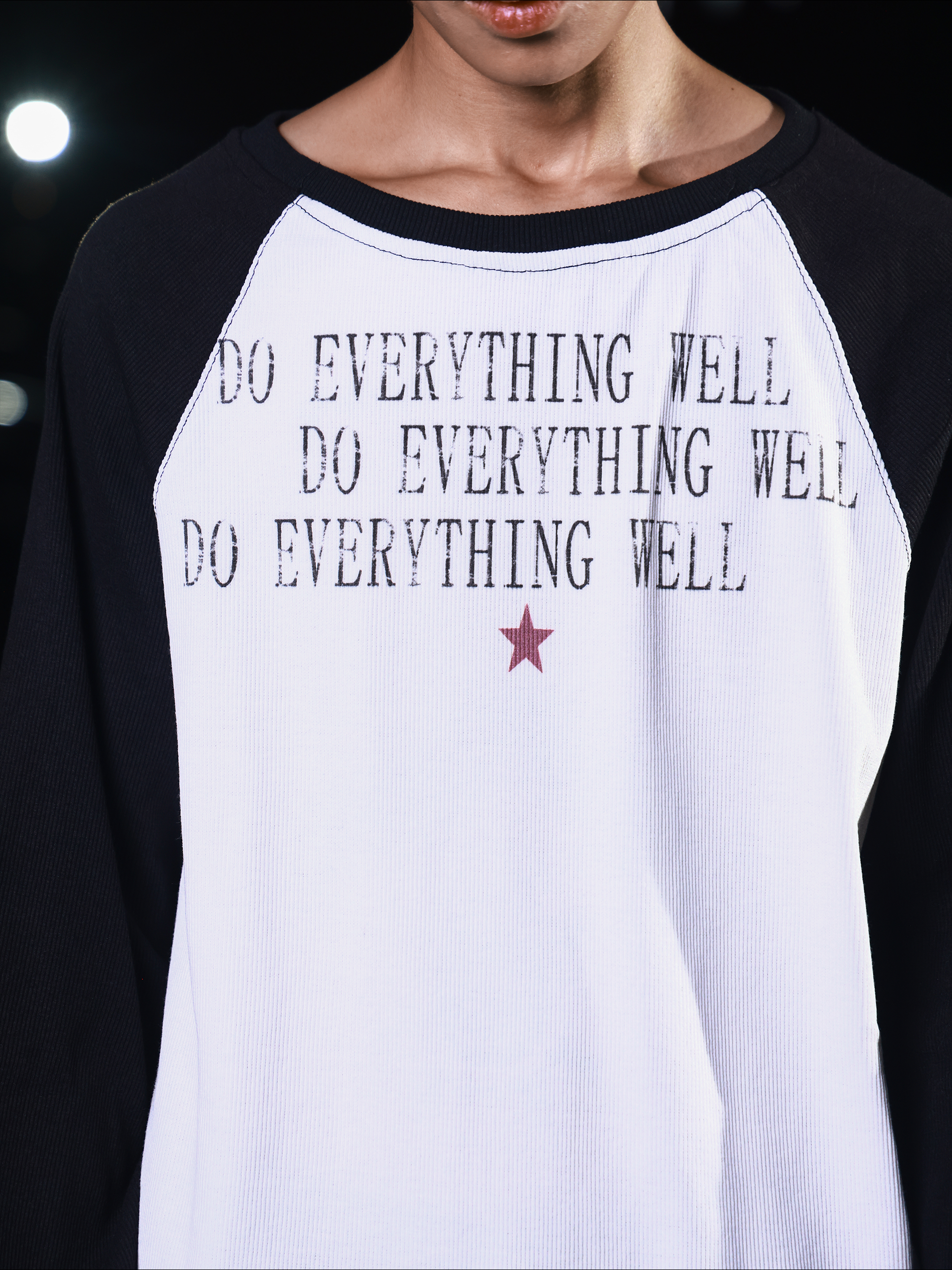 Star Script Do Everything Raglan Tee