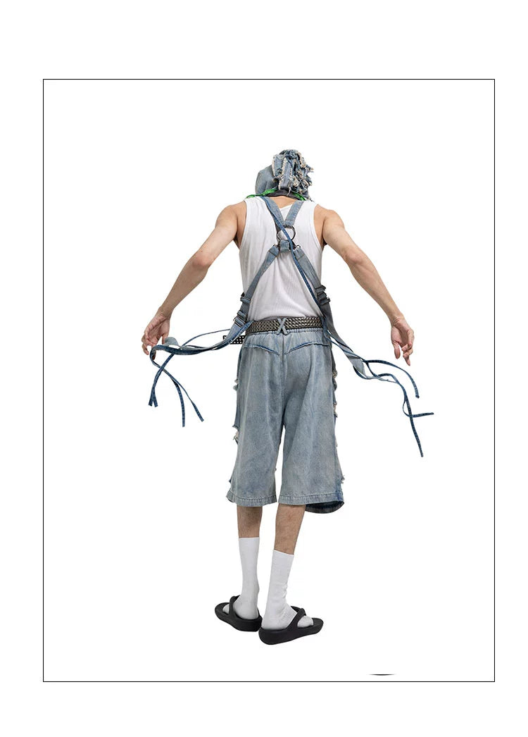 DND4DES Denim Bermudas de mezclilla
