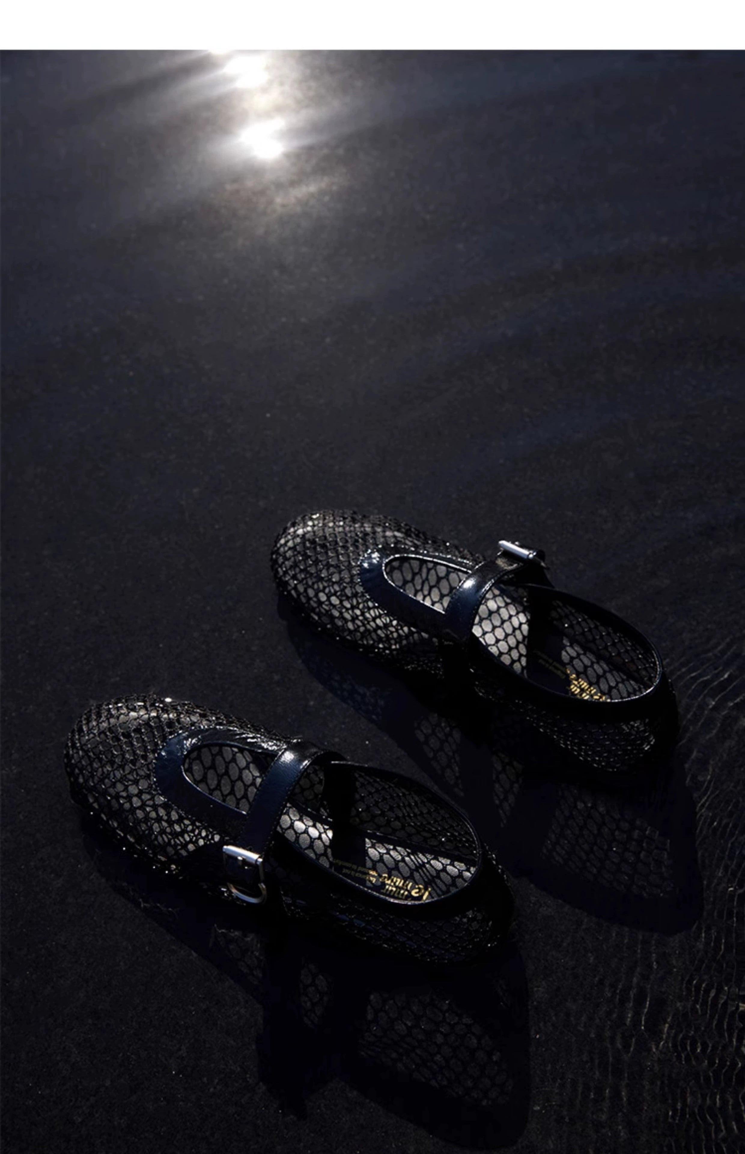 Colorful Mesh Mary Jane Flats