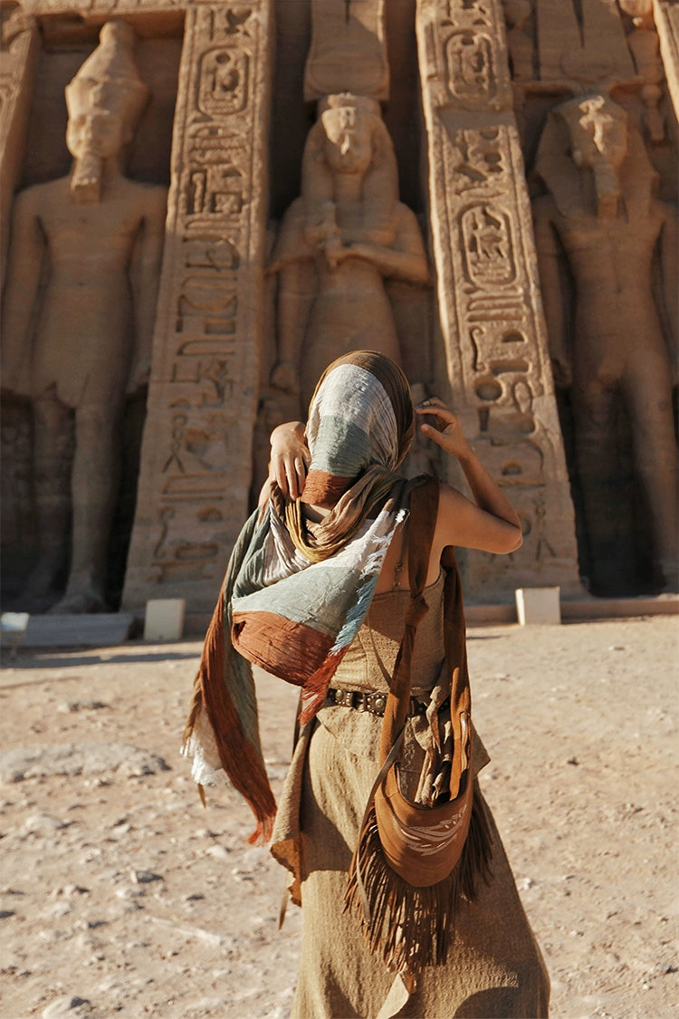Desert Boho Multicolor Wrap Scarf