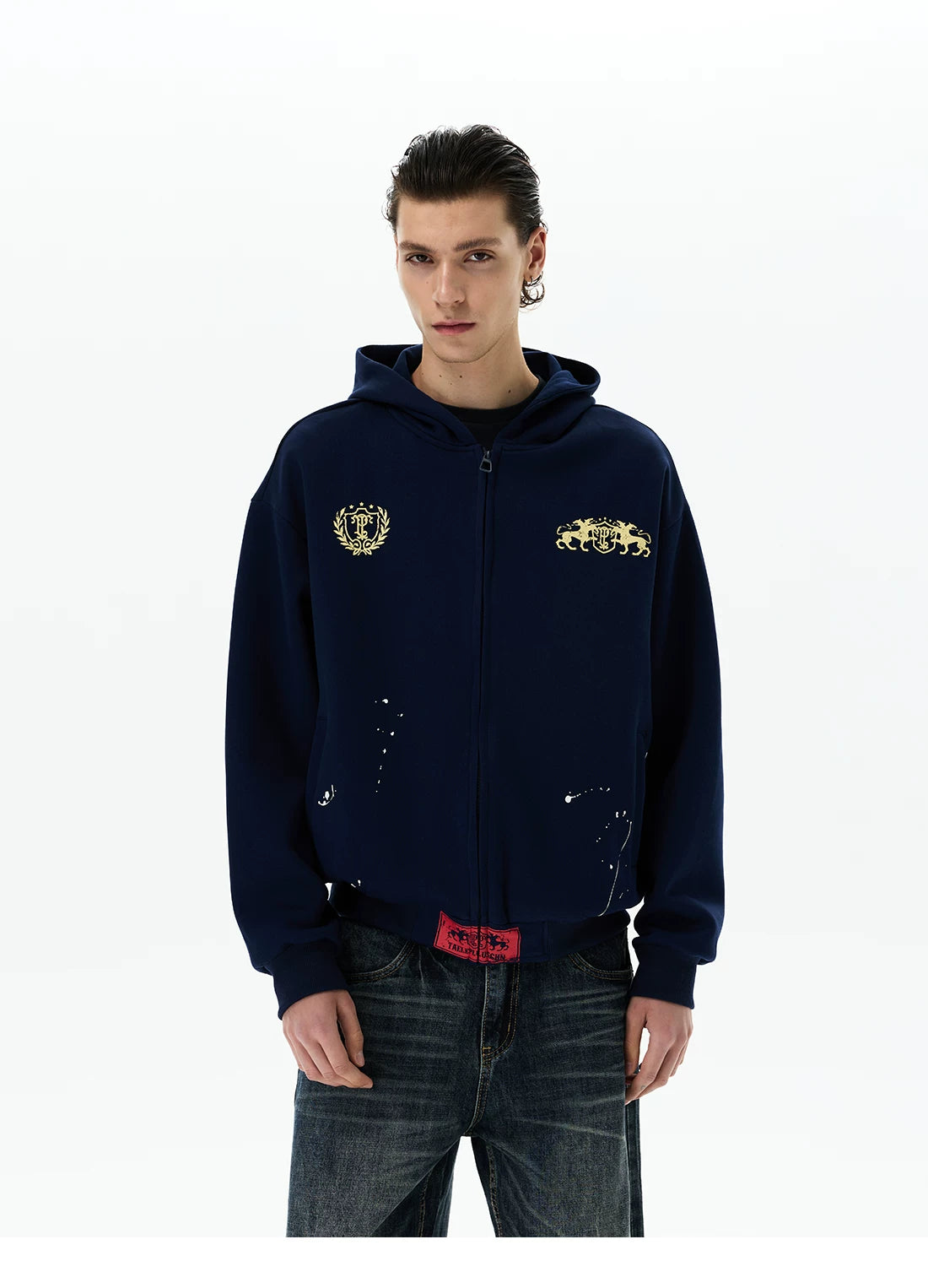 Regal Crest Unicorn Zip Hoodie