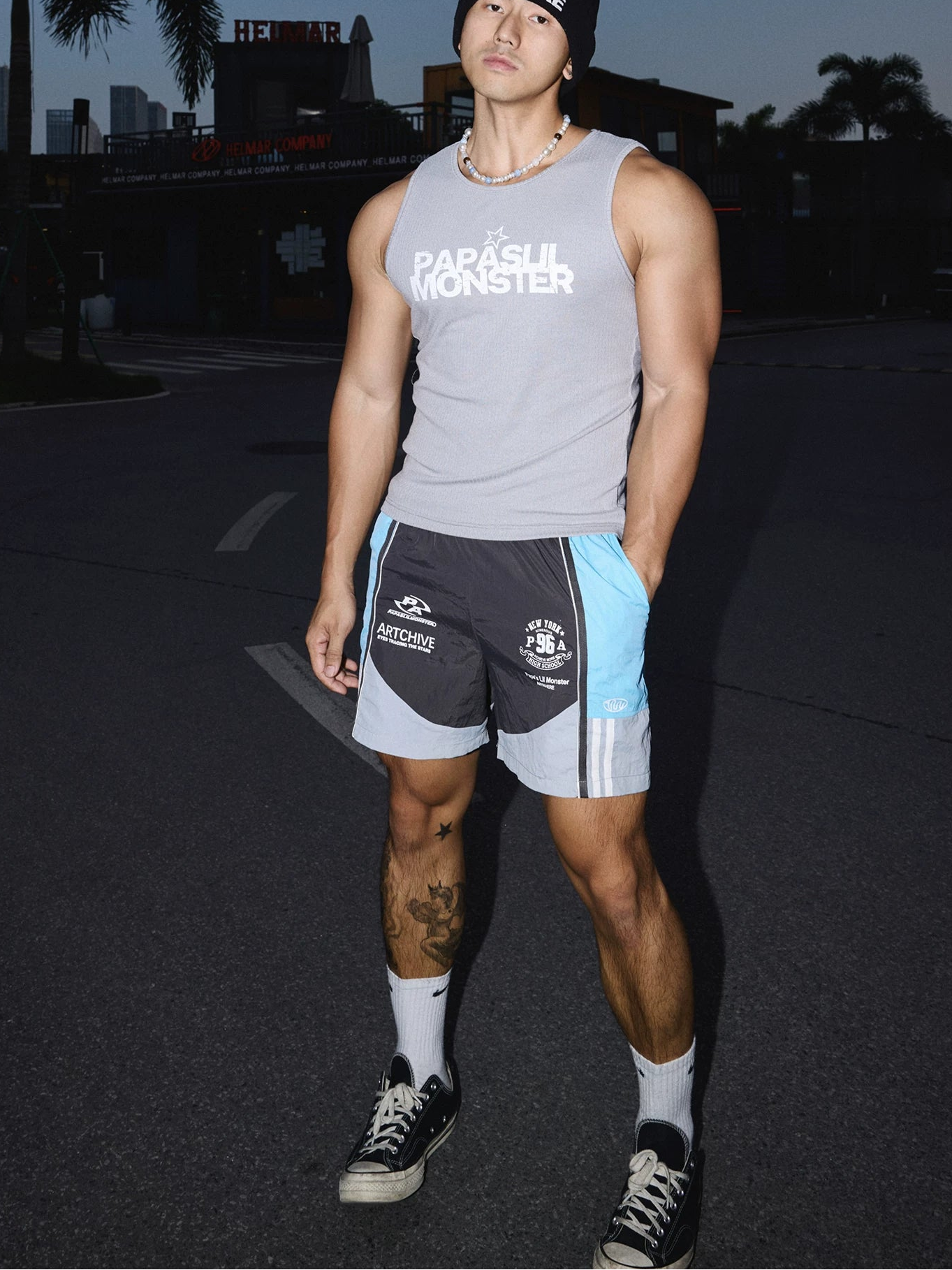 Vintage New York Track Archive Shorts