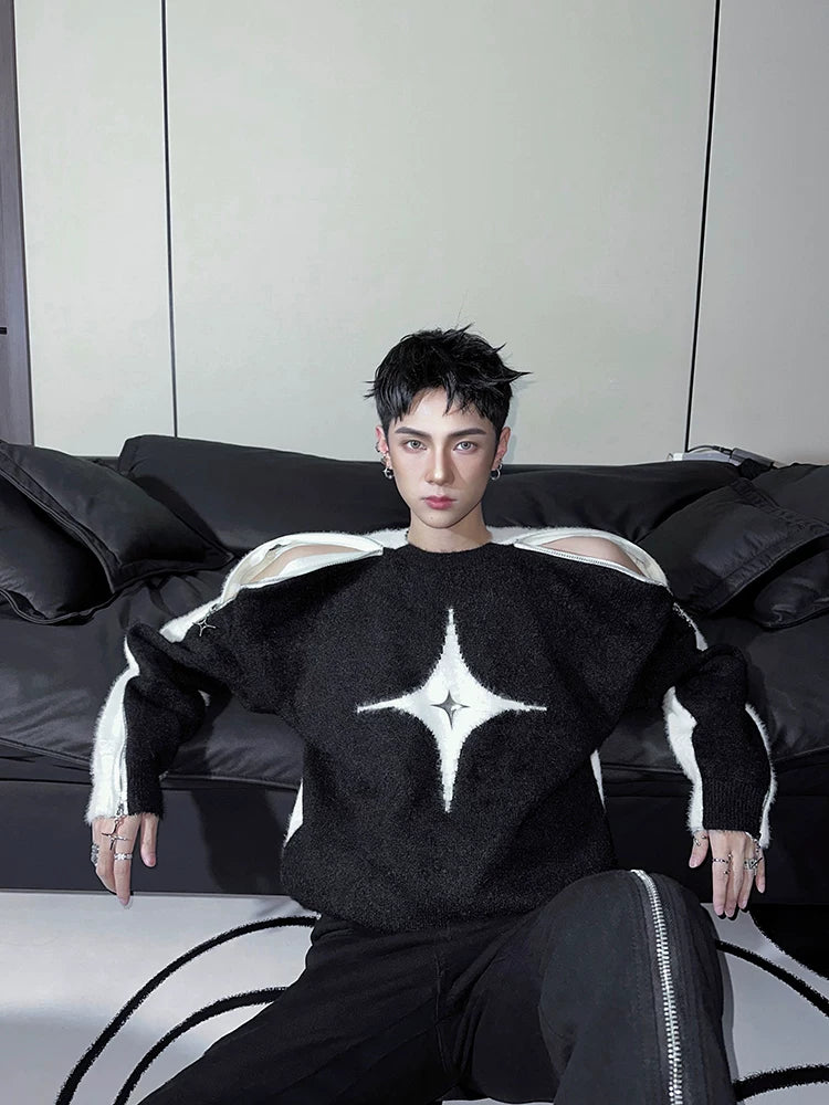 Nova Rift Asym Zip-Star Sweater