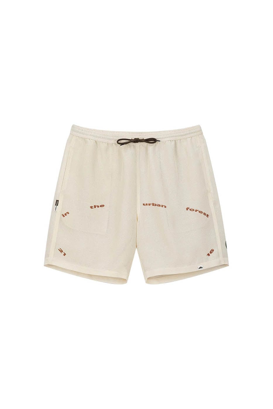 Shorts de texte forestier urbain