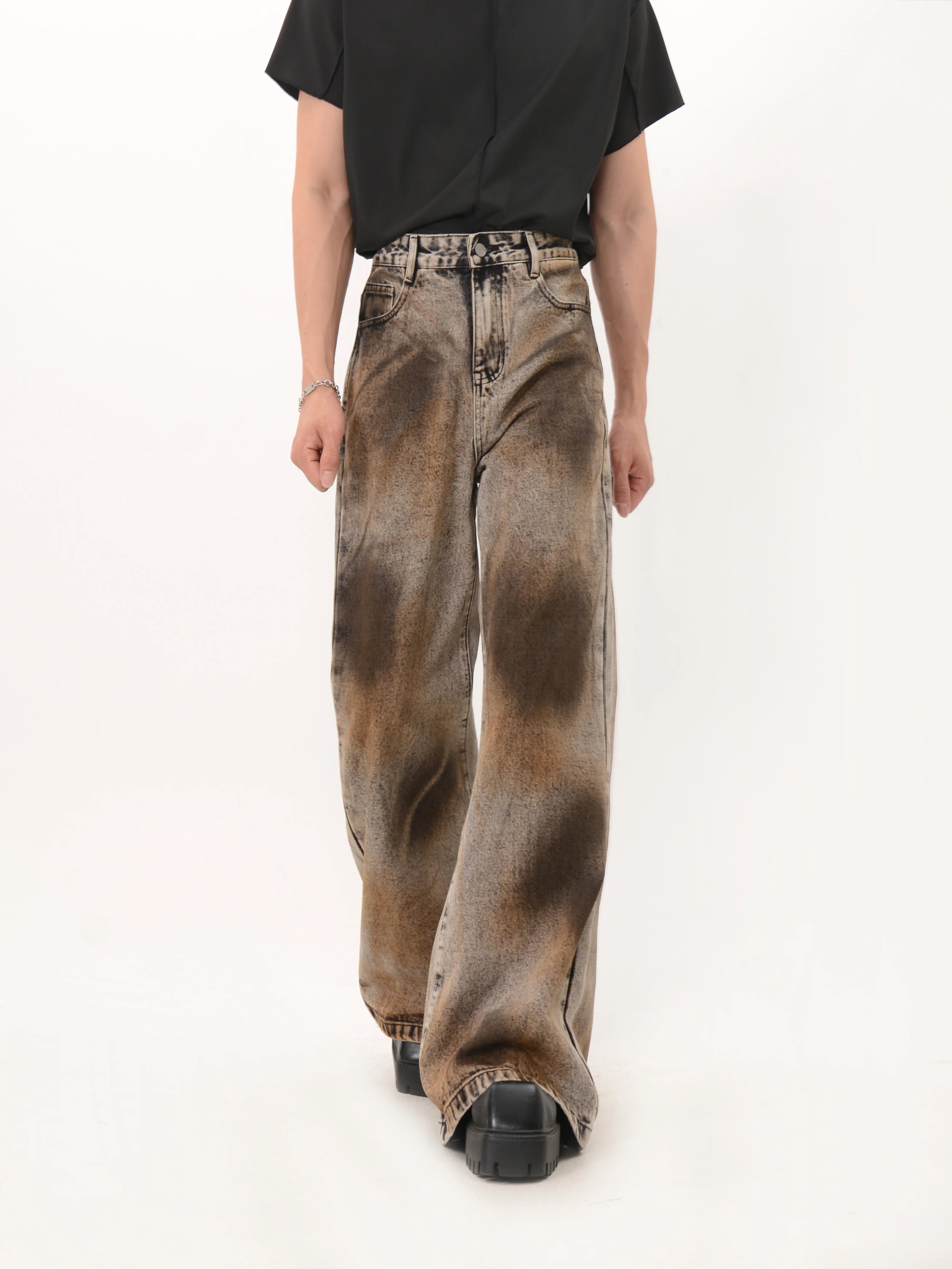 Rust Eclipse Flare Denim