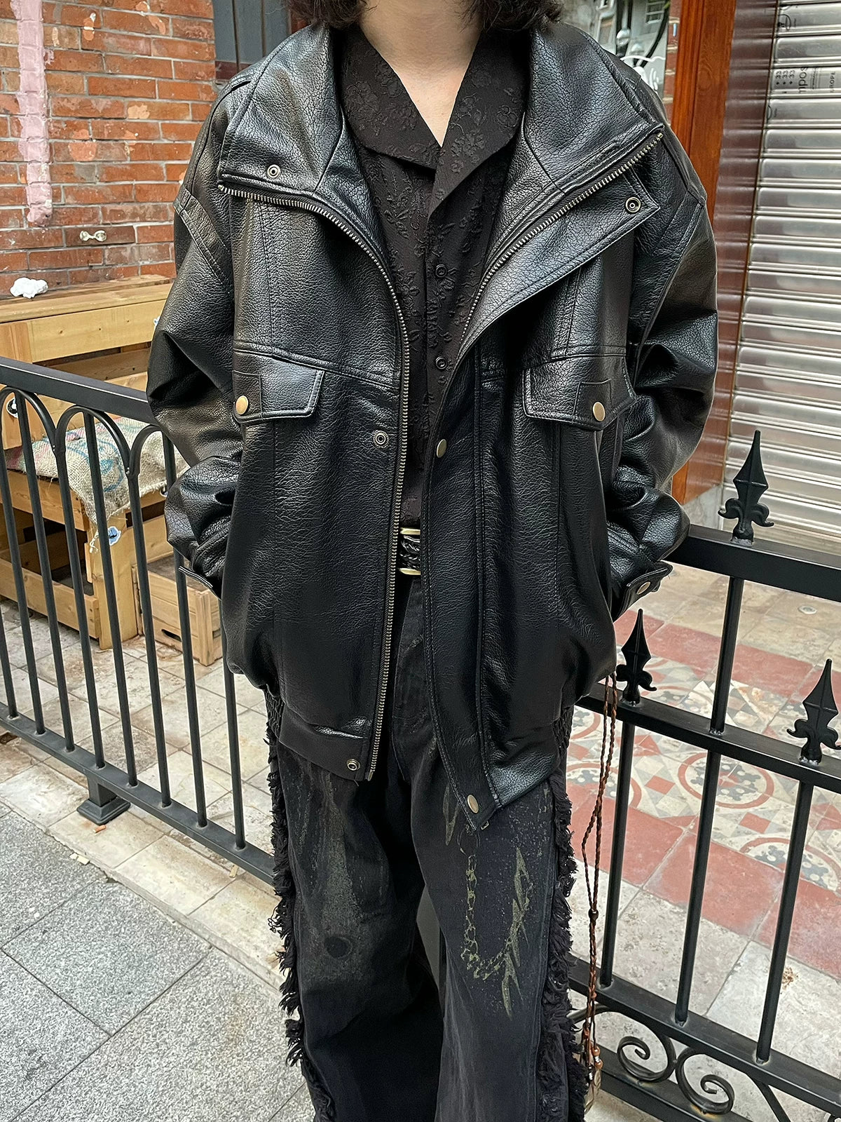 Gravemont Oversized Moto Jacket