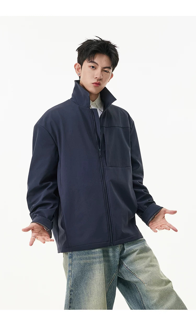 Field Minimal Zip Shirt Jacket