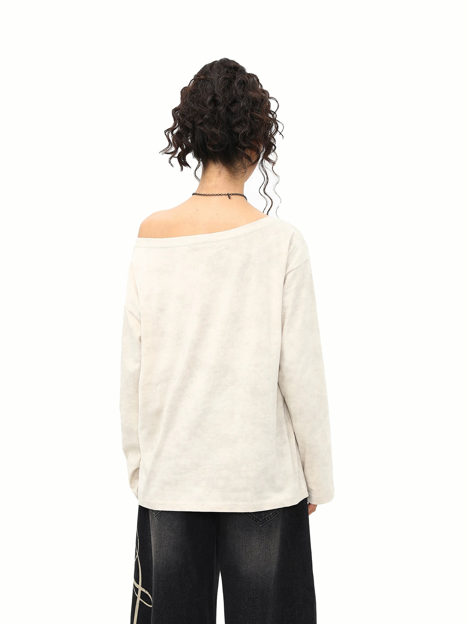 Spotted Muse Off‑Shoulder Tee