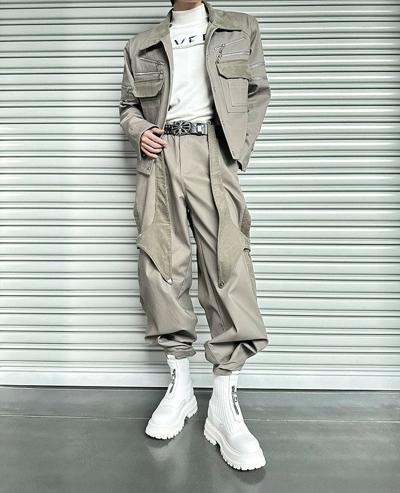 Dune Havoc Draped Panel Cargo Trousers
