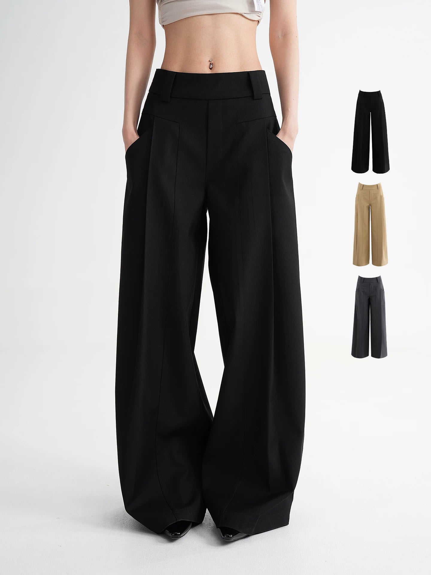 Aura High-Rise Tailored Pants