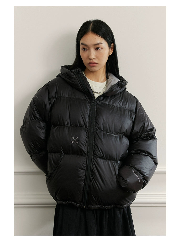 Retro Hooded Puffer Jacket