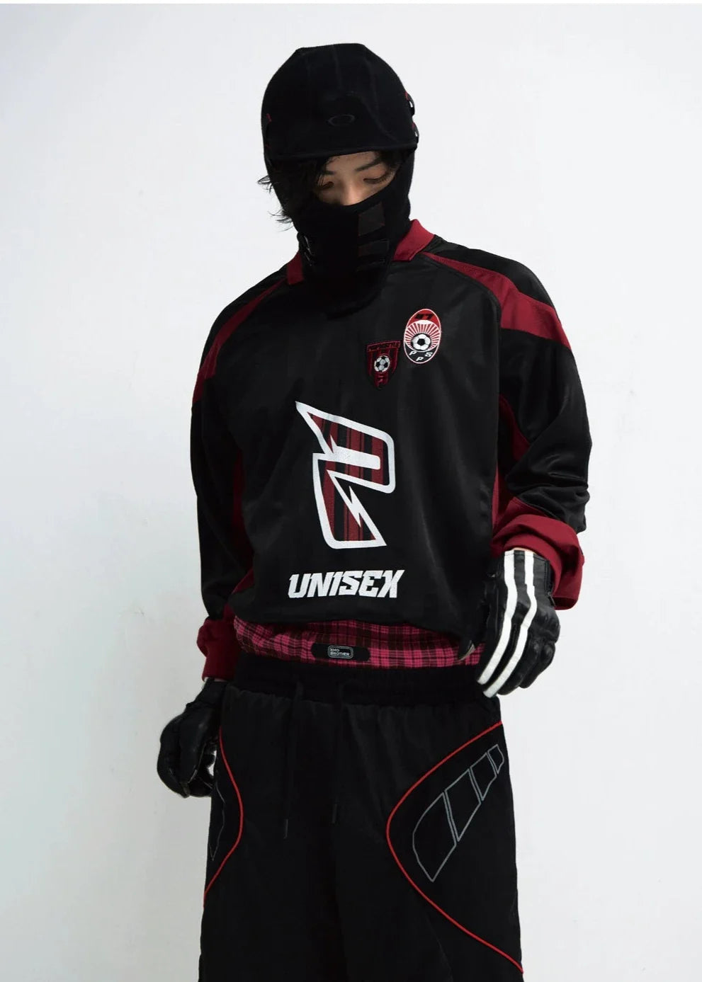Sudadera de pista deportiva de equipo de carreras