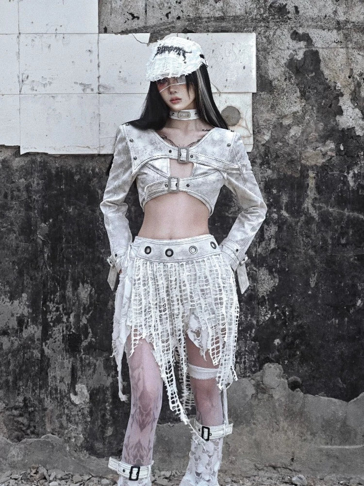 그래피티 디스트레스드 베레모 모자