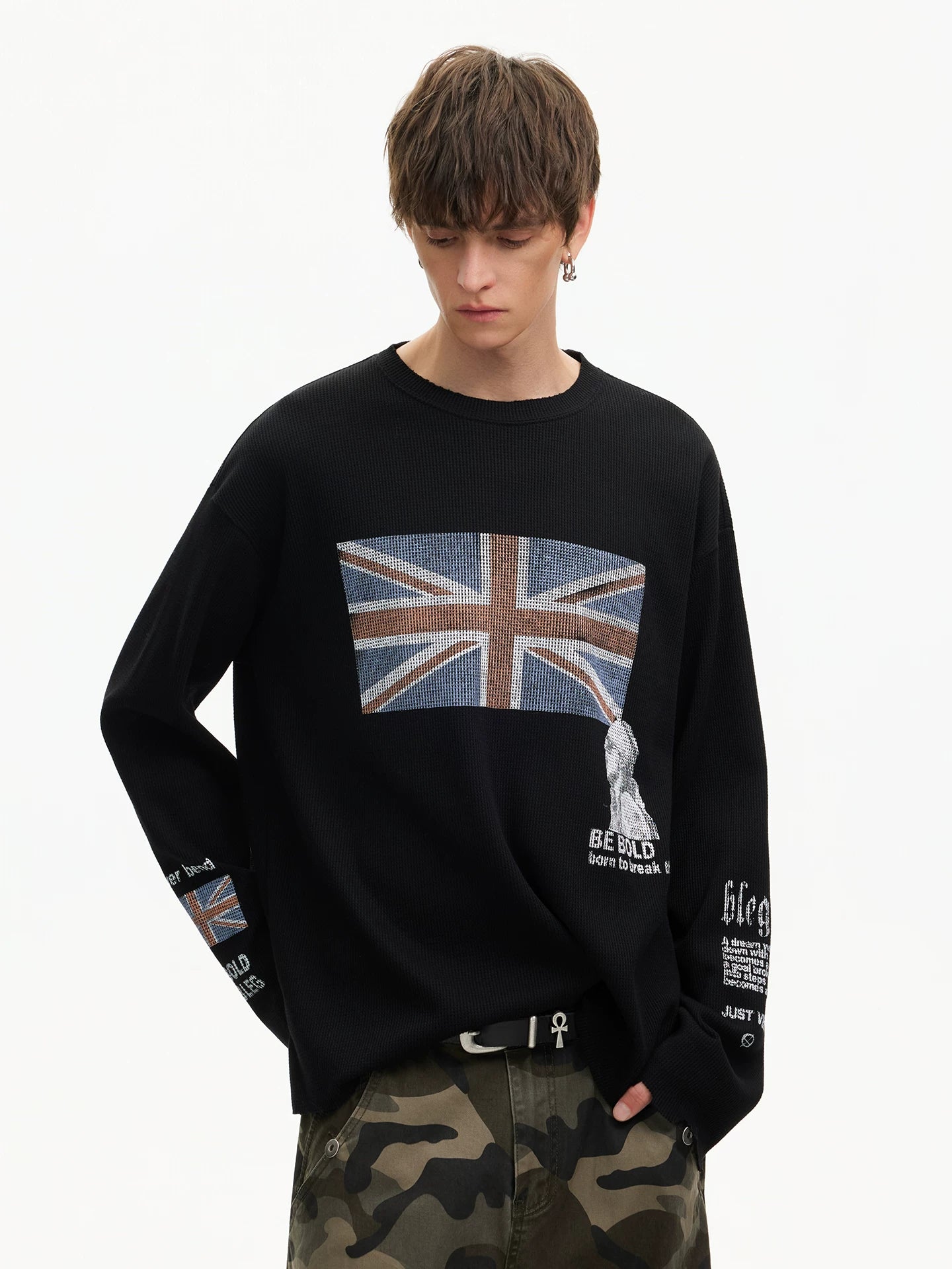 Union Wave Waffle Long-Sleeve Tee
