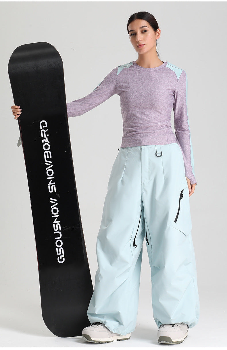 DriftDrop Wide-Leg Snow Pants
