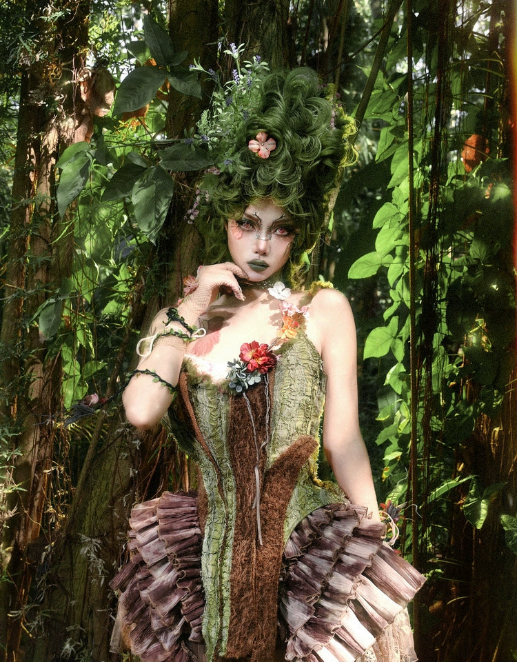 Steampunk Ruffle Corset