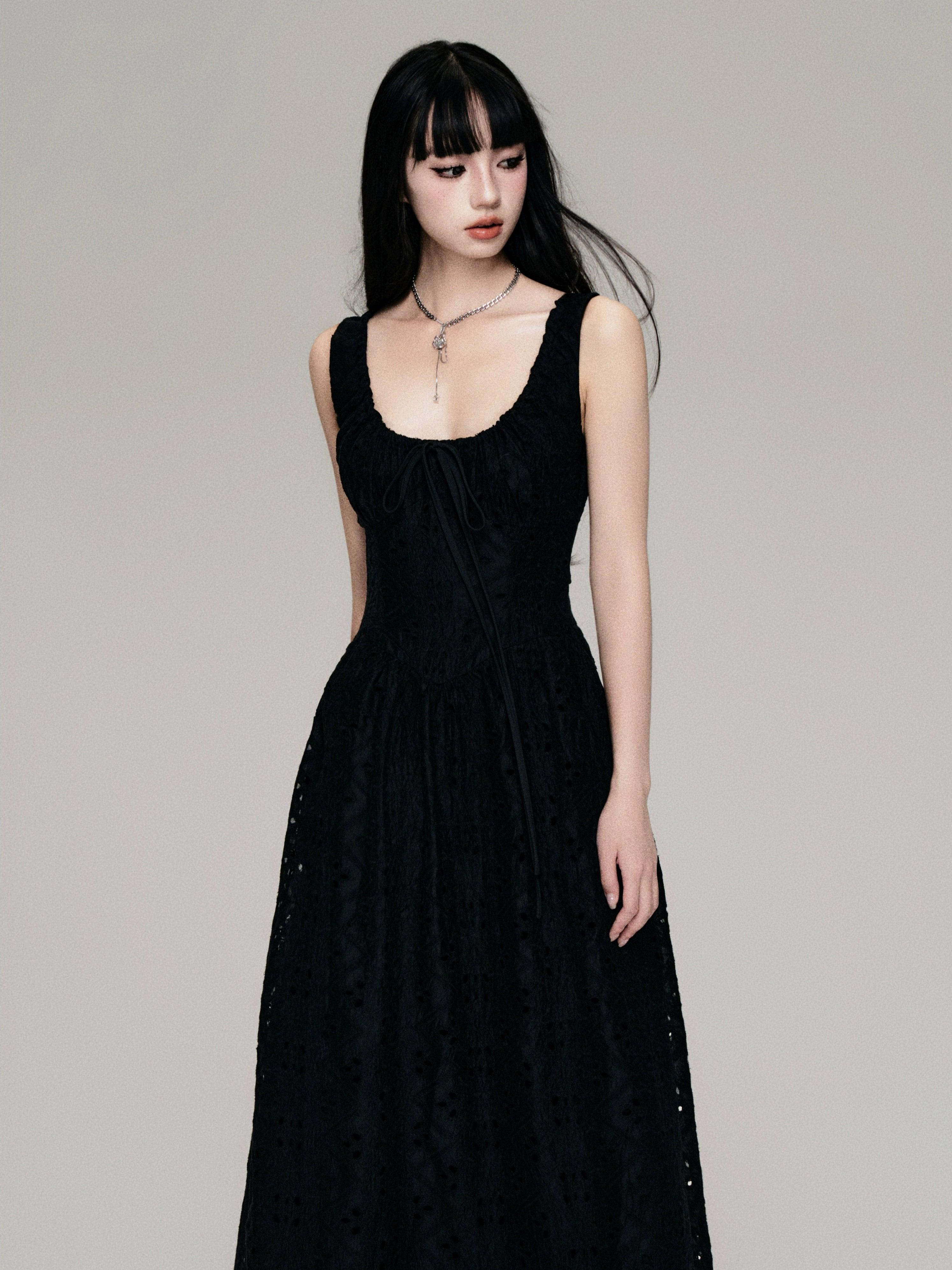 Luluswings Lace Enchantment Maxi Kleid - Frauen romantische Spitzenkleid in voller Länge in voller Länge