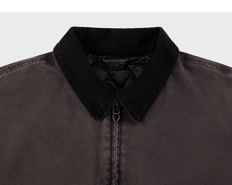 Two-Tone Quarry Collar Work Jacket