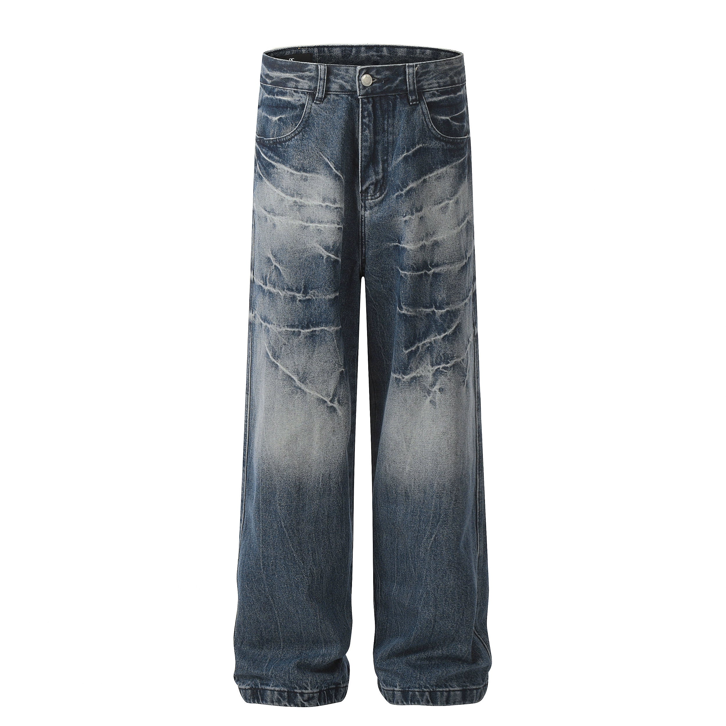 Midnight Shatter Wide Leg Jeans