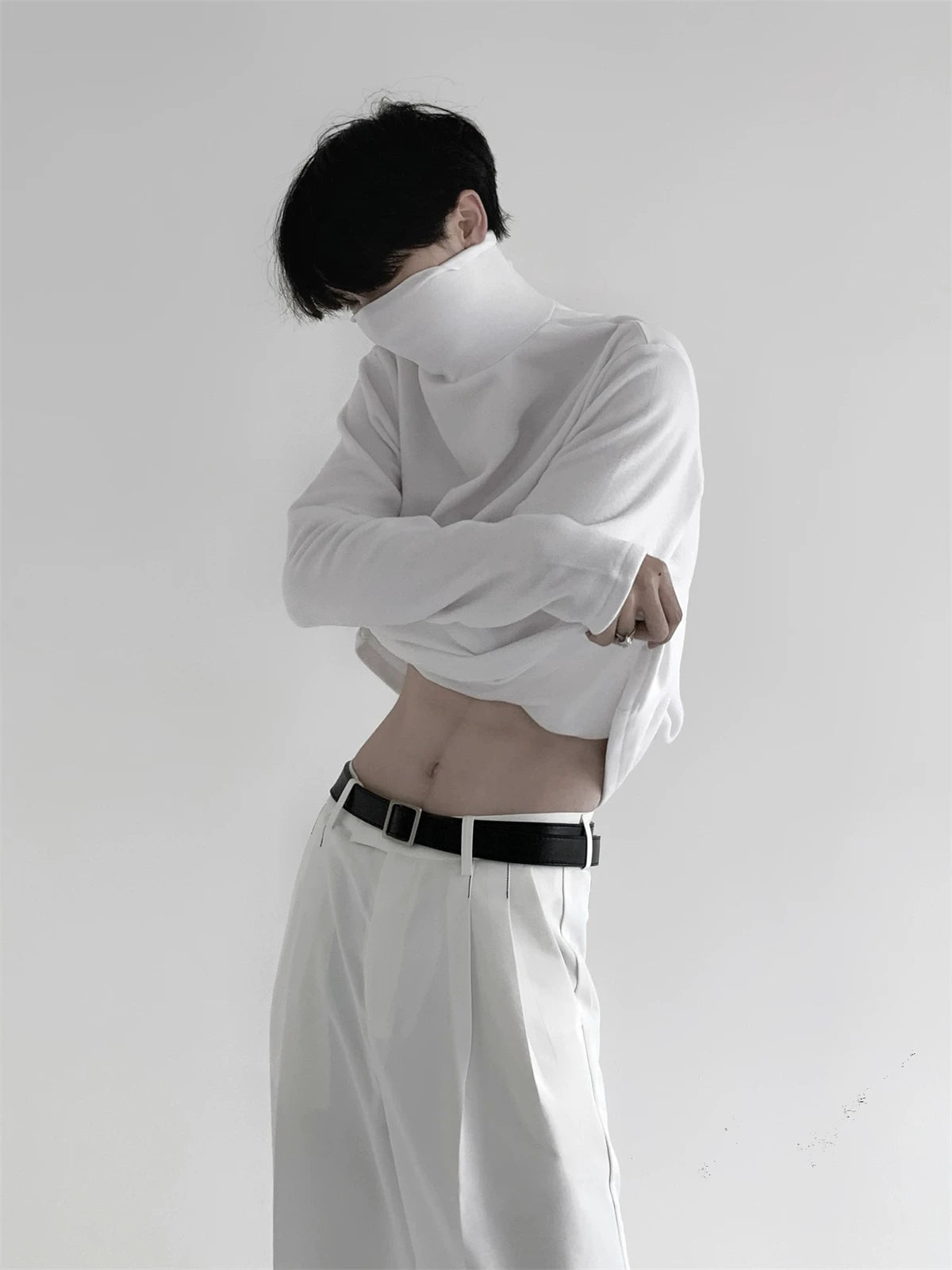 Slouch Turtleneck Top
