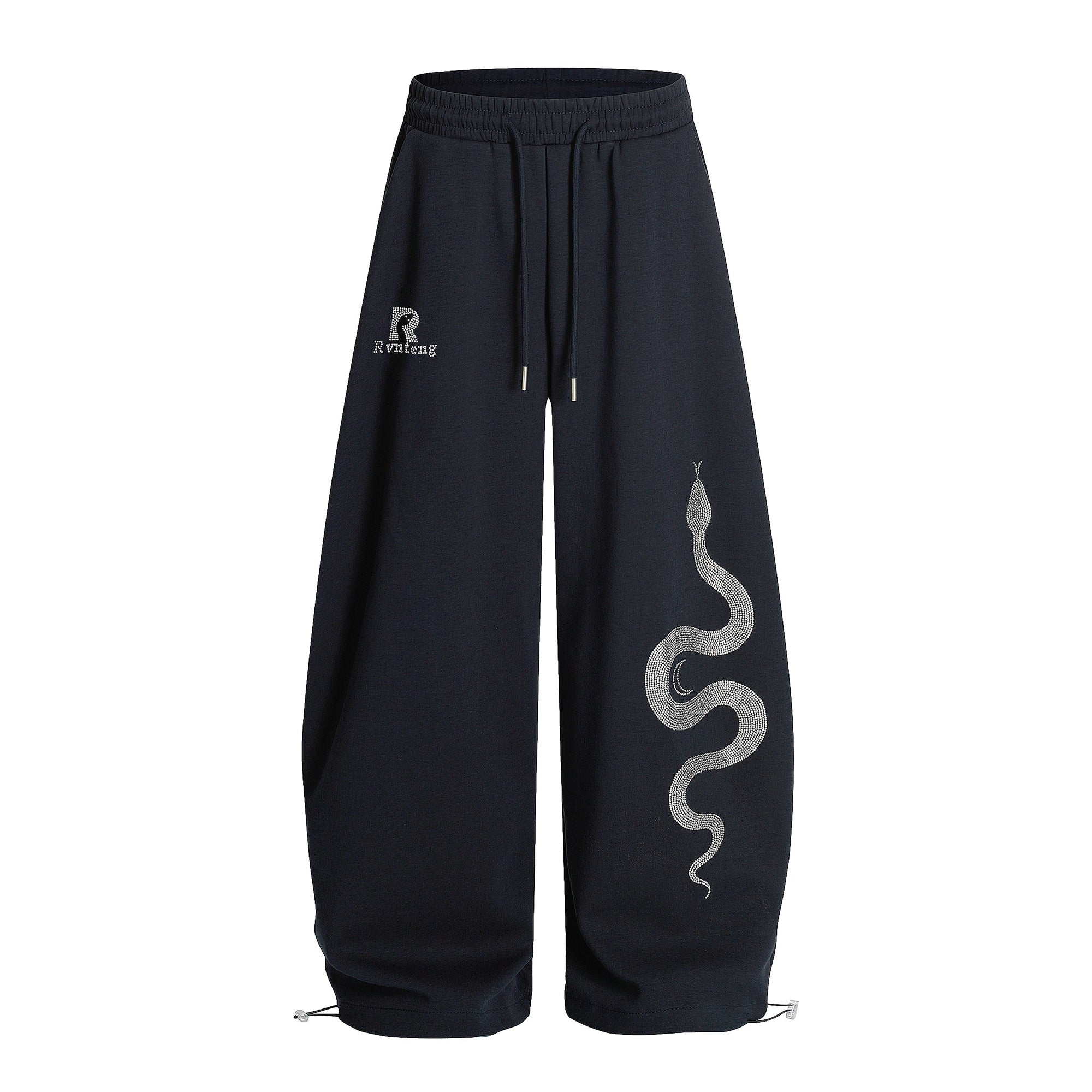 Lunar Serpent Halo Fleece Sweatpants
