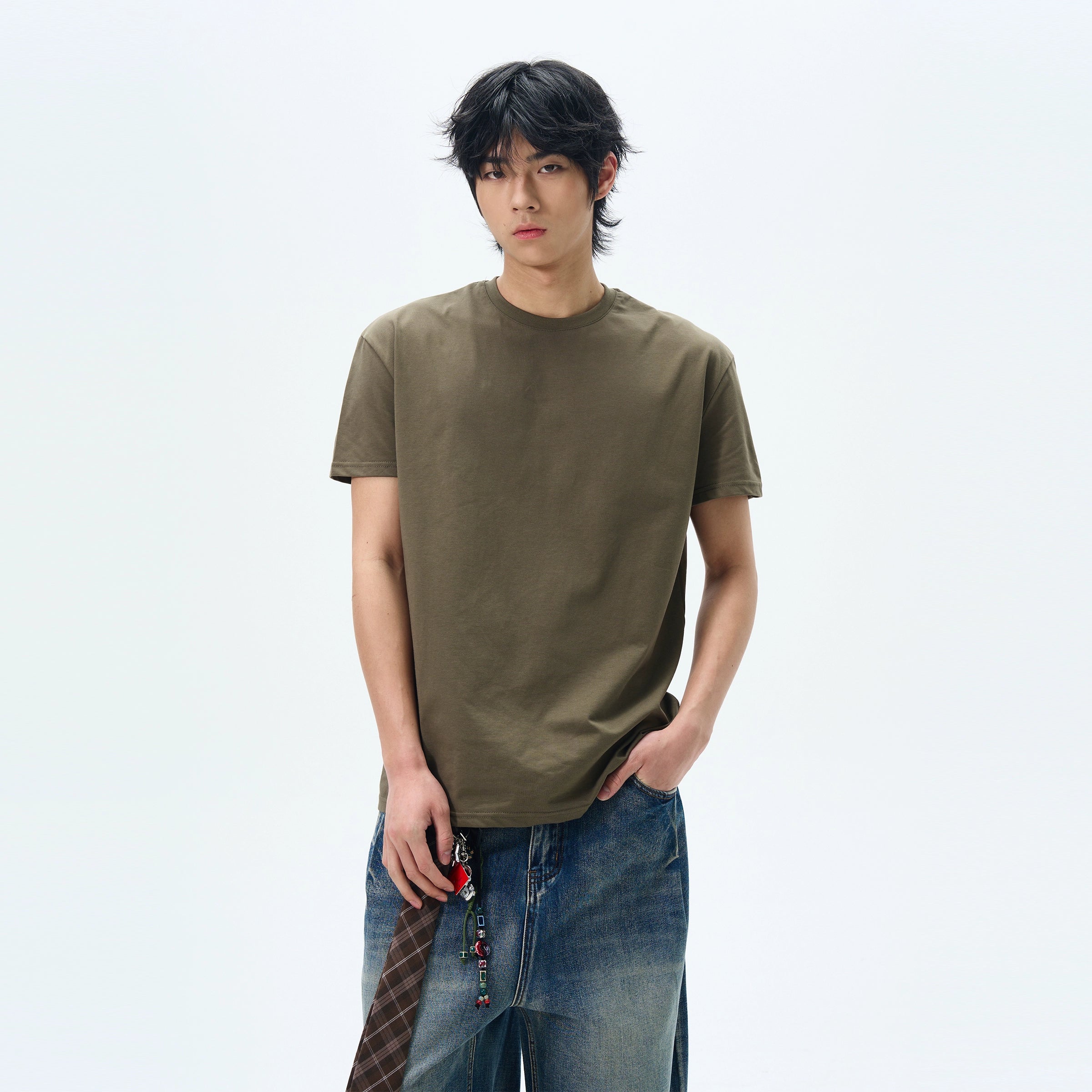Classic Minimalist Crew Neck T-Shirt