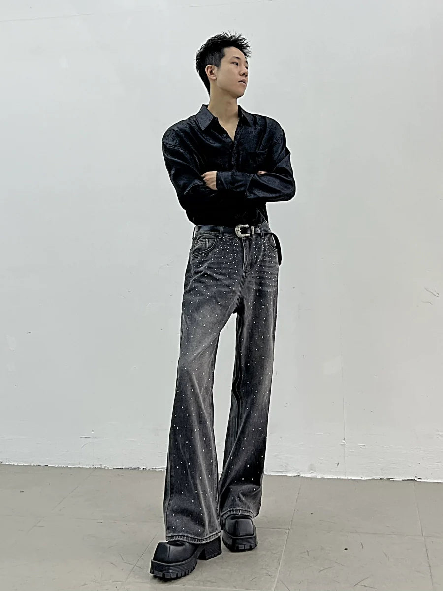 Stardust Noir Wide Leg Jeans