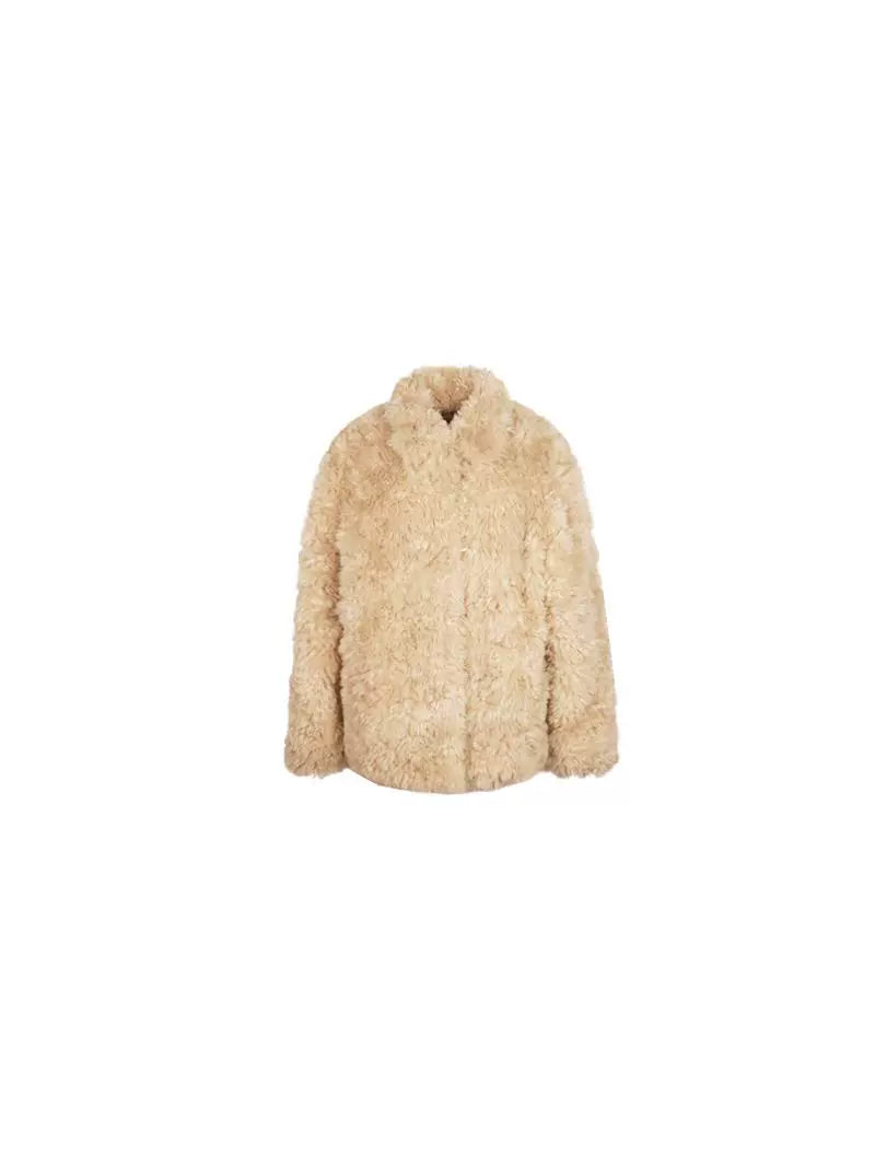 Super Soft Lapel Faux Fur Coat