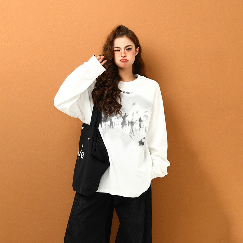 Midnight Crowd Graphic Sweatshirt