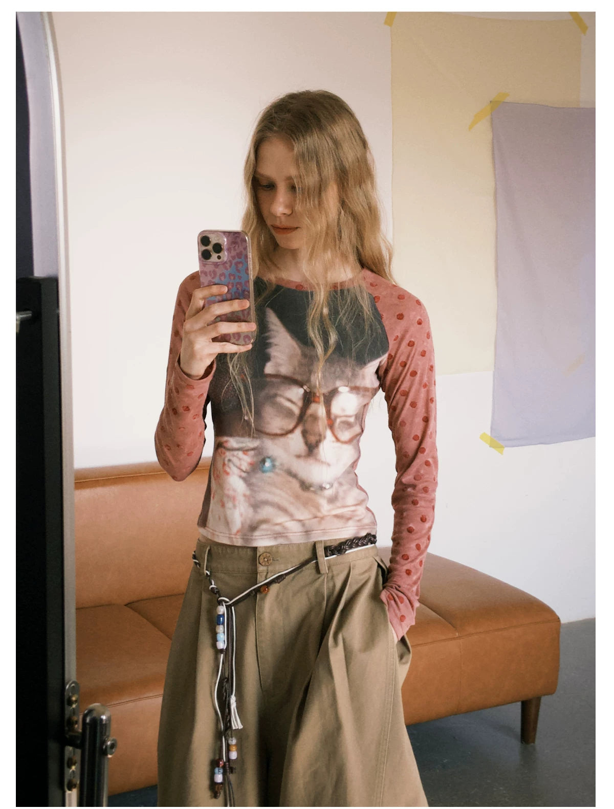 Studio Whiskers Retro Mesh Tees