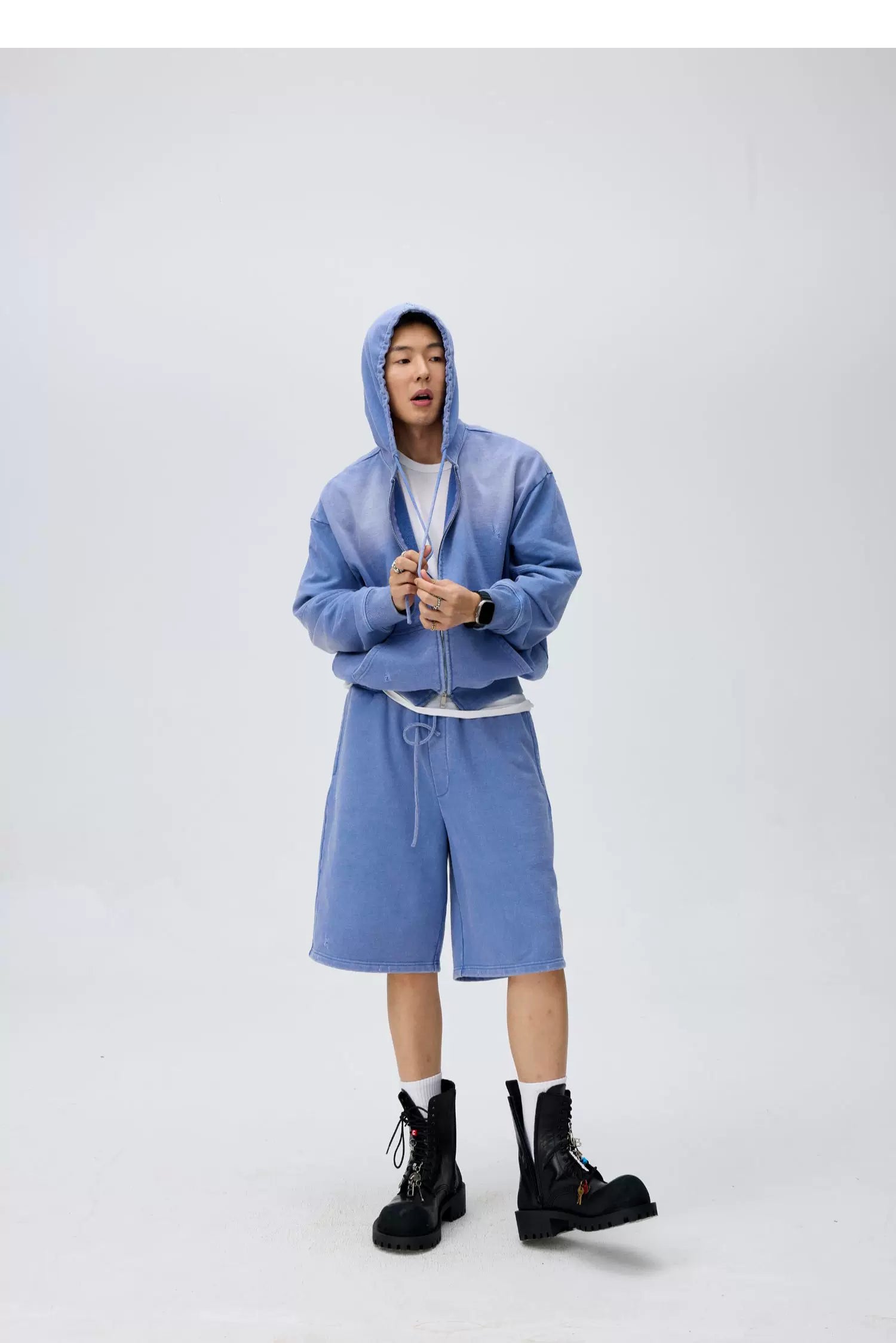 Periwinkle Haze Terry Sweatshirt