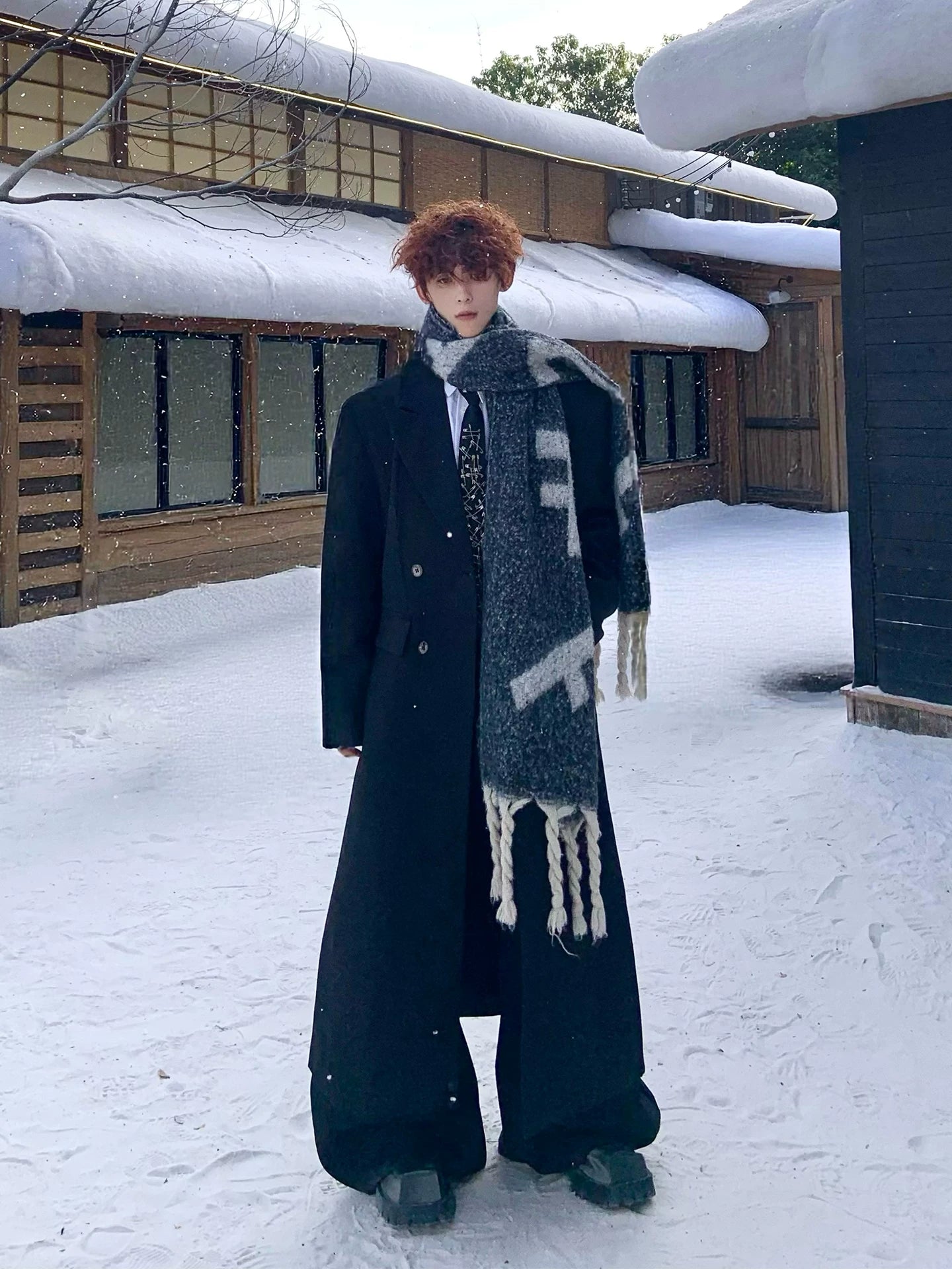 Noir Glacier Alpine Overcoat