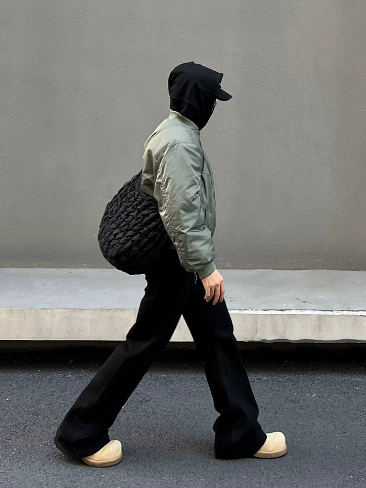 Verdant Ember Street Bomber Jacket