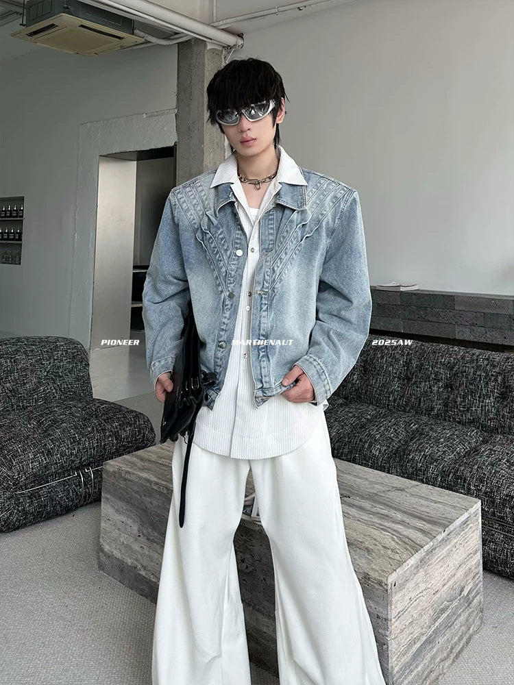 Skyline Chevron Denim Jacket