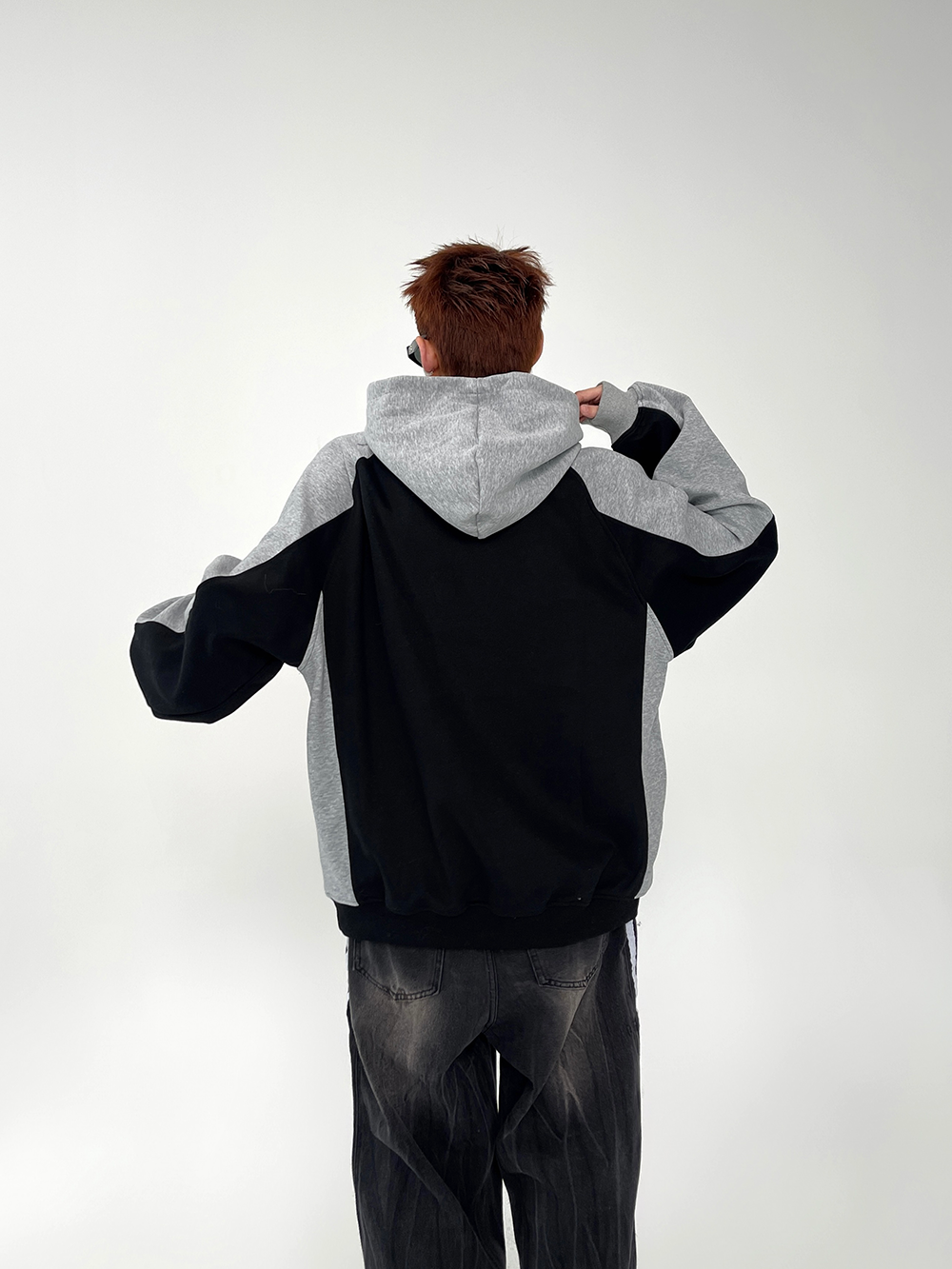 LocaPeople Panel Fleece Hoodie